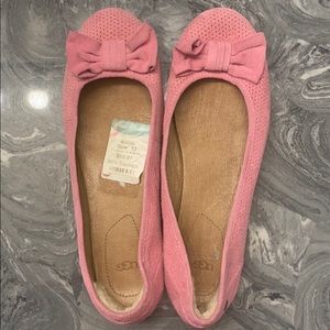Ugg suede ballet flats